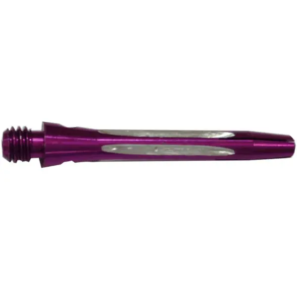 Short Purple Aluminum Striped Shaft