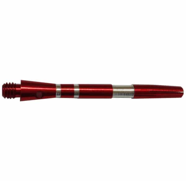 Medium Red Aluminum Striped Shaft