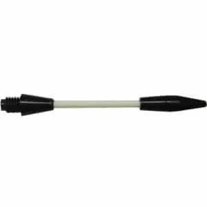 Medium Black/White Plastic Wire Shaft