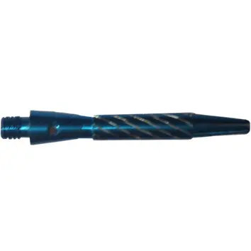 Short Blue Aluminum Stripe/Wrapped Shaft