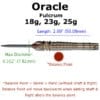 "ORACLE" - 25 Grams Fulcrum w/Rainbow PVD Item#991 - Image 4