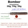 "BOMBER" - 19 Grams Fixed Point w/Rainbow PVD Item#1375 - Image 3