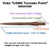LONG Tornado Points - GROOVED - Image 2