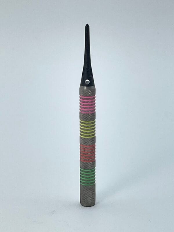 "CONTENDER" - 21.5 Gram Knurled and Colored 2BA Soft Tip Item#1526